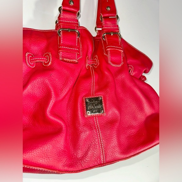 Y2k Dooney & Bourke Red Vintage Buckle Bag - Picture 3 of 10